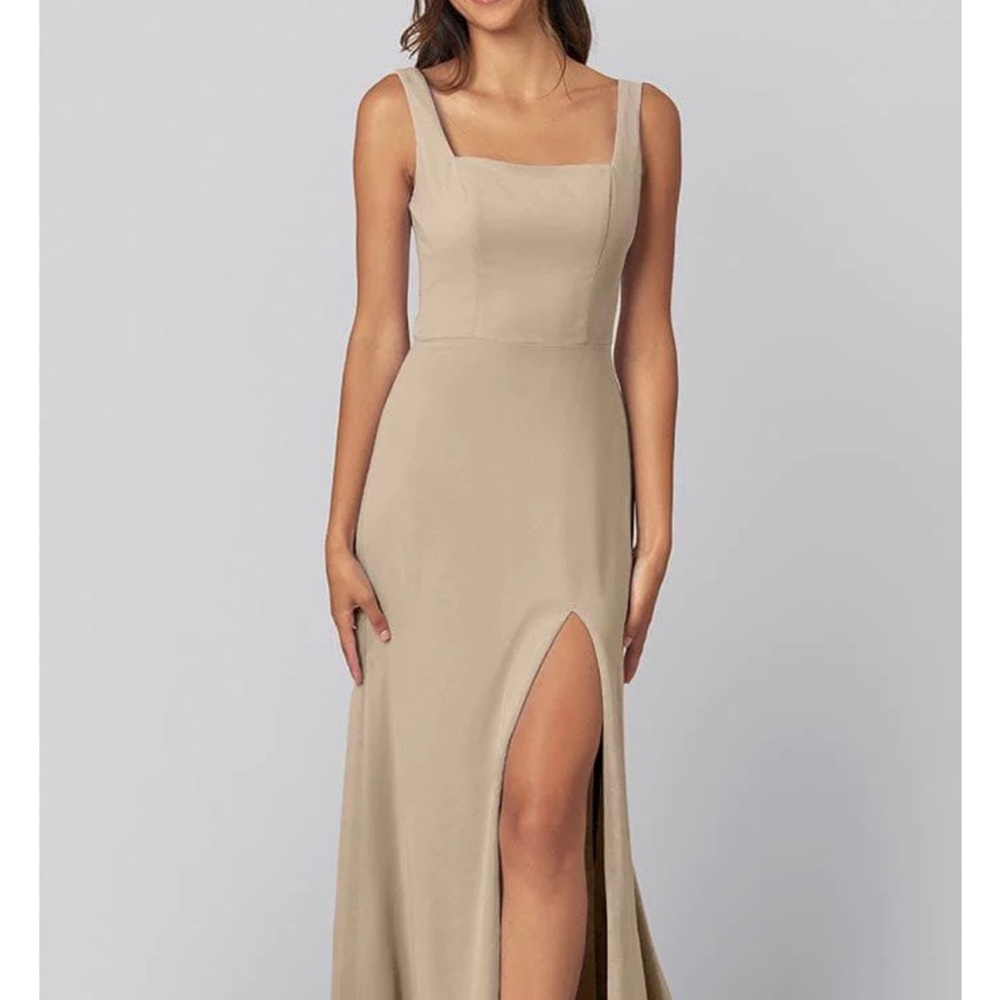 Kennedy blue bridesmaid dress size 2 latte color Jay style